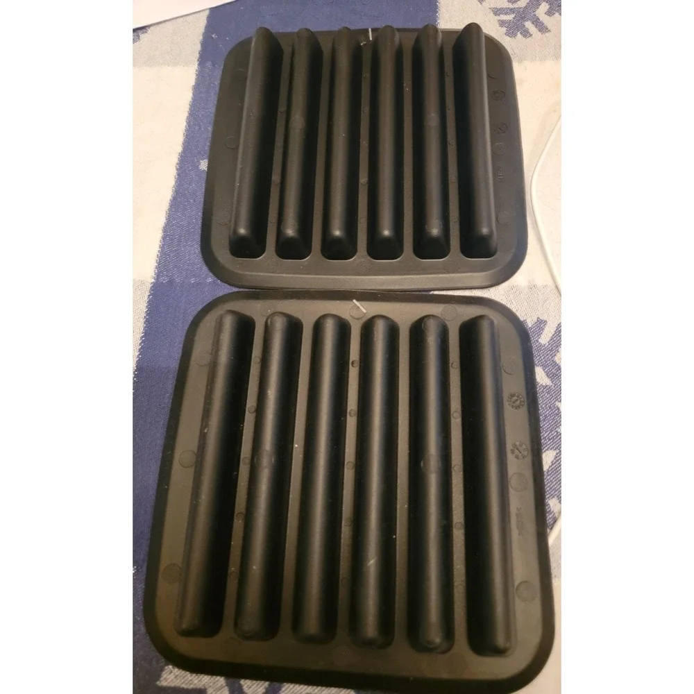 IKEA Water Bottle Ice Sticks Silicone Tray Black - Set of Two - With Tags